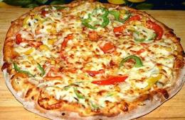 Molho de pizza branco, italiano, cremoso, tomate