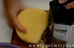 Achma de lavash com queijo cottage