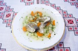Ako uvariť chutnú rybiu polievku z rybích hláv - recept s fotografiami